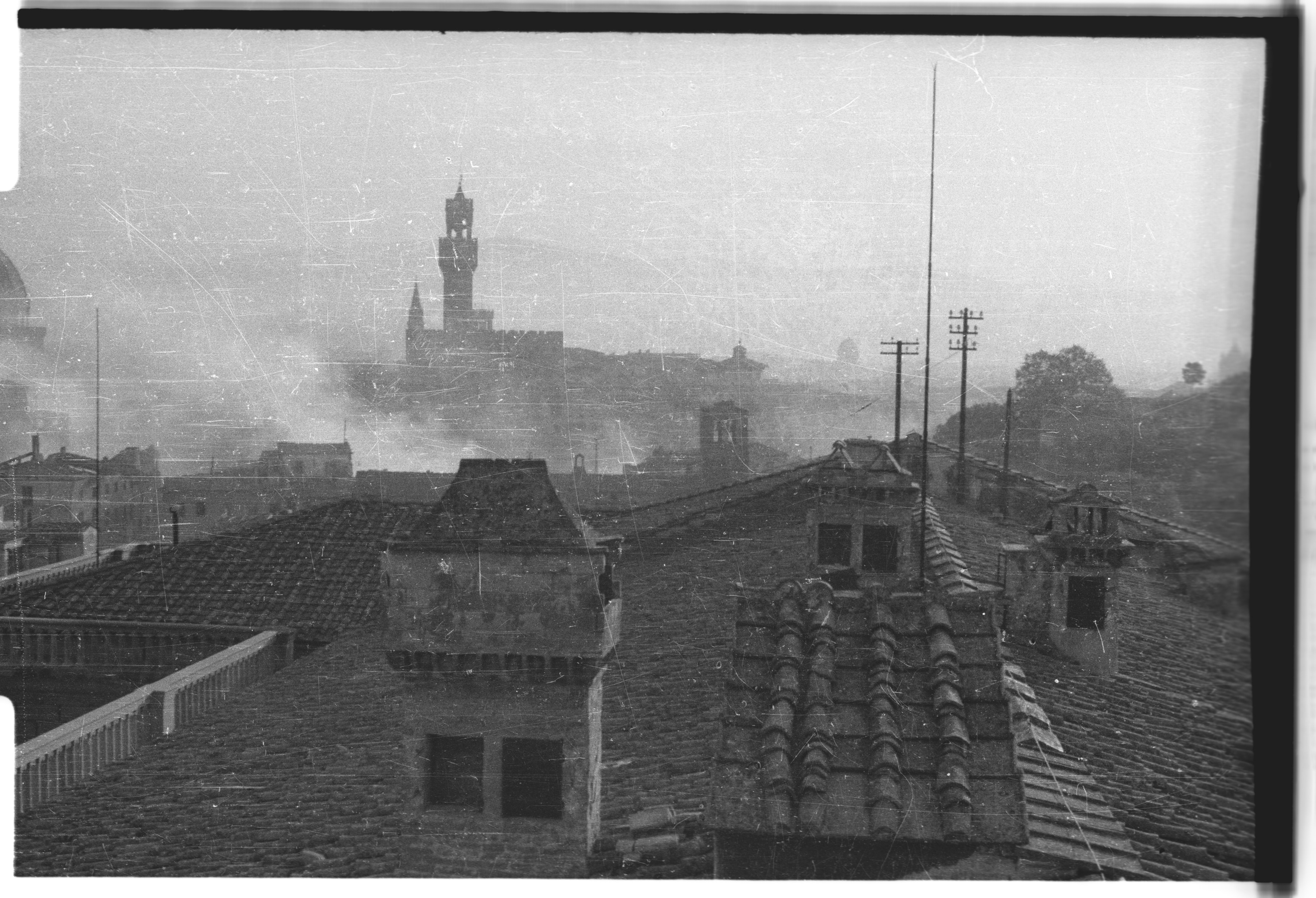 Nello Baroni, Negativi in pellicole, Fotografie di guerra - Firenze, Palazzo Pitti, agosto 1944 (Fonte Ufficio stampa Mus.E)