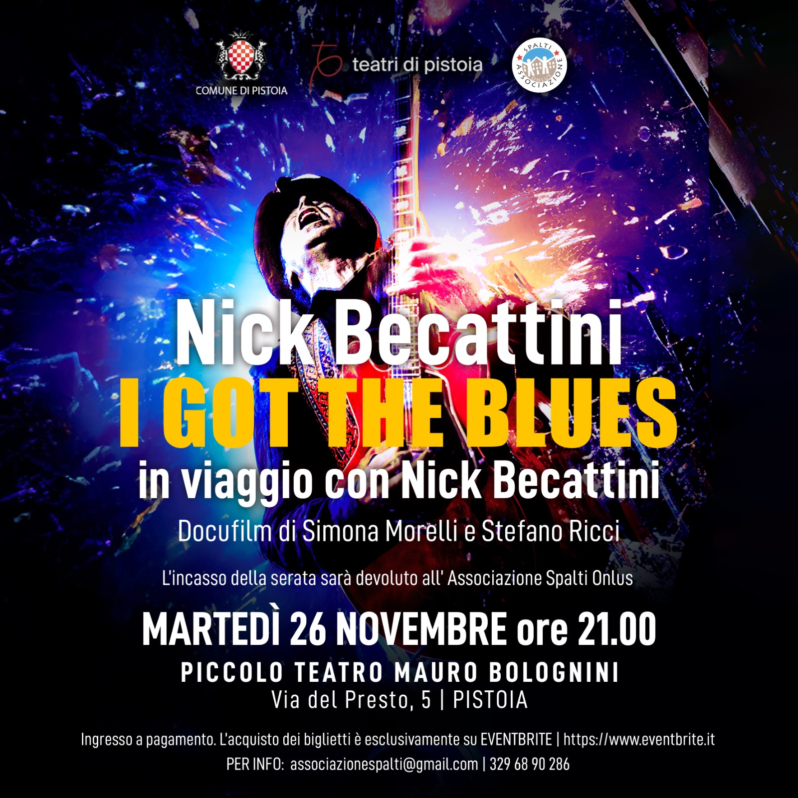 Locandina del docufilm su Nick Becattini