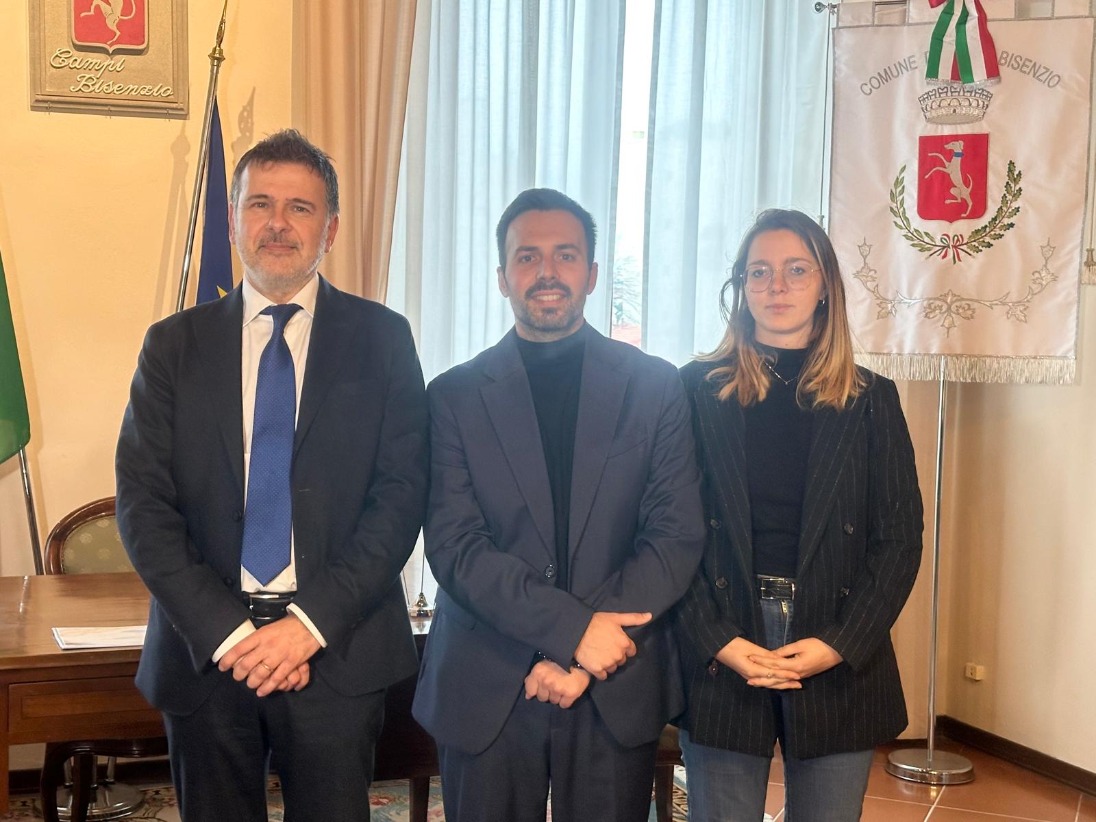 Andrea Tagliaferri Sindaco di Campi Bisenzio, vicesindaca Federica Petti, Alessandro Moretti