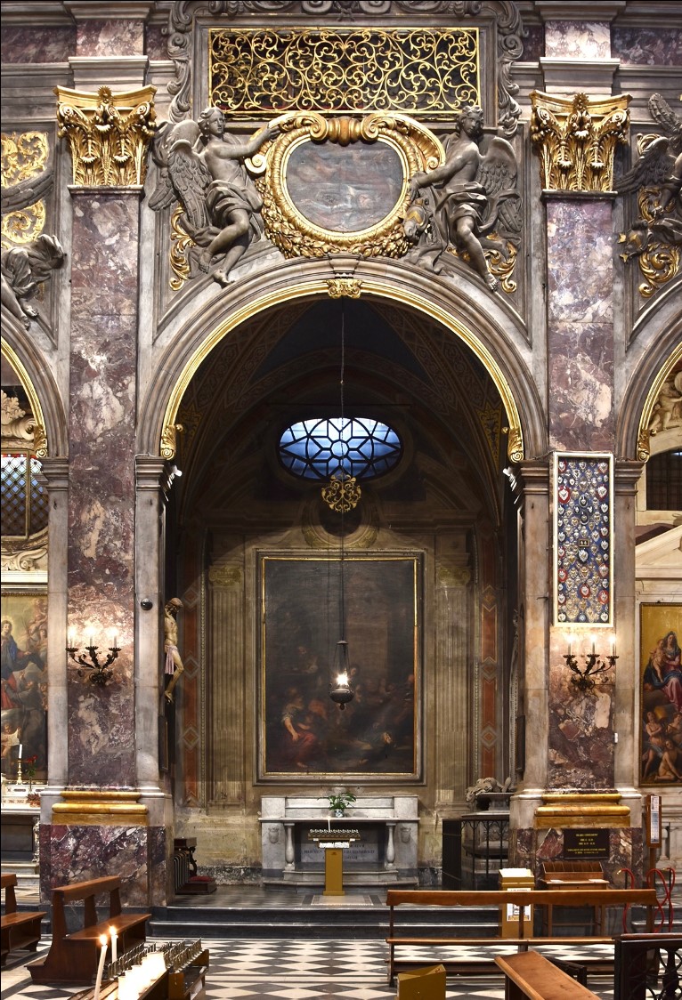 restauro della cappella del Beato Gioacchino. Foto fonte da comunicato Comune