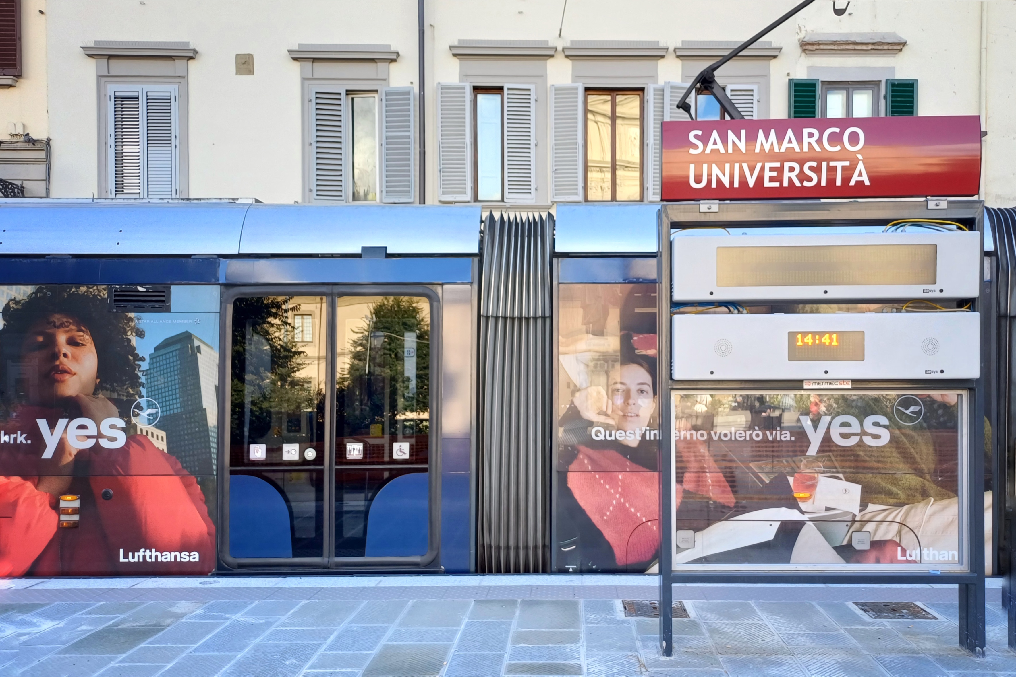 Gest tramvia fermata San Marco Università (foto Antonello Serino - Met Ufficio Stampa)