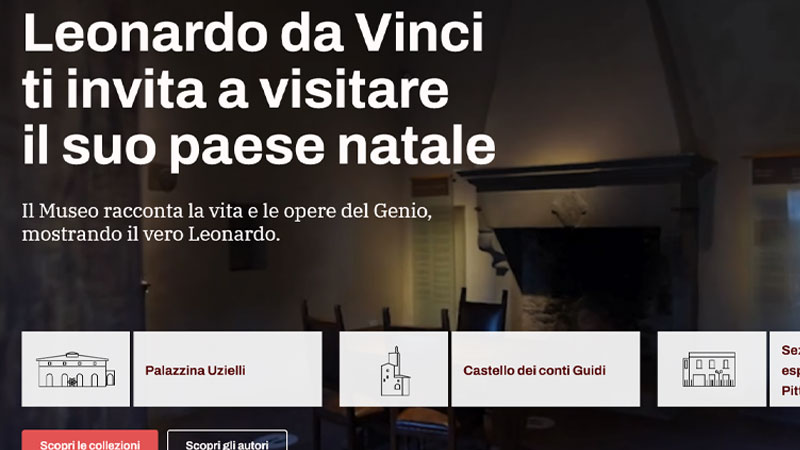 Vinci. On line il nuovo sito del Museo Leonardiano