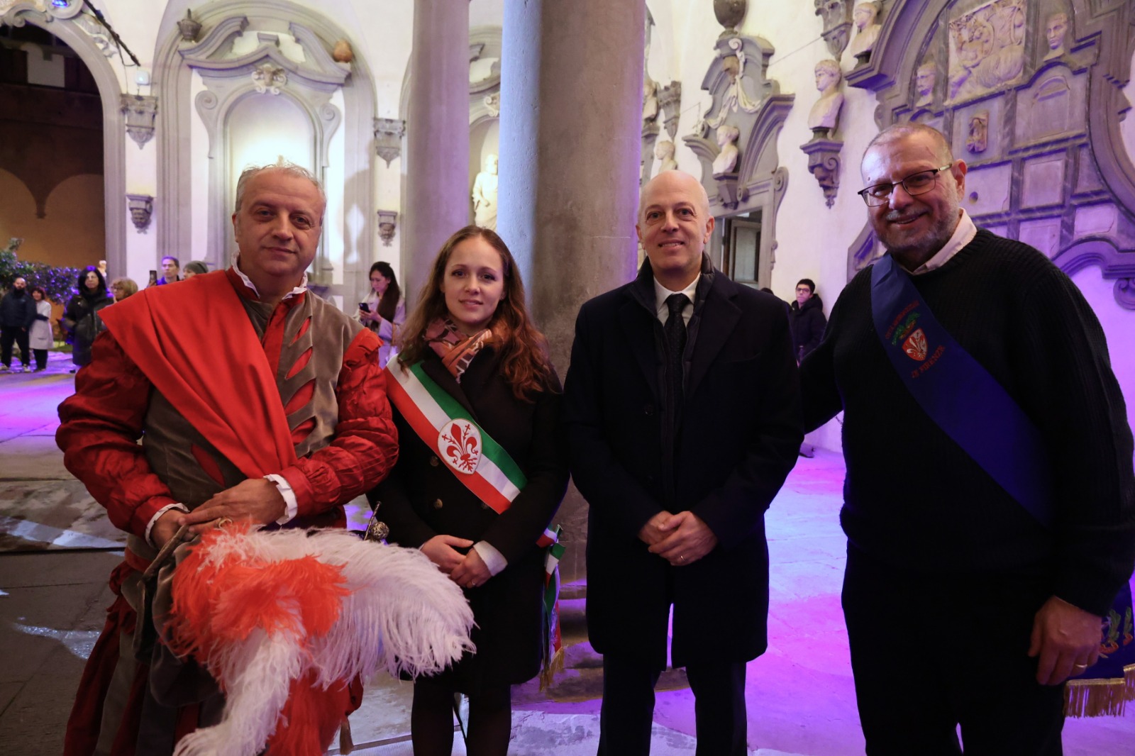 da sx Filippo Giovannelli, Letizia Perini, Vicario Prefetto Eugenio Pitaro e Massimo Fratini - Foto di Antonello Serino - Met Ufficio Stampa