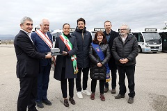 Da sx Okan Bas, Eugenio Giani, Andrea Giorgio, Alessandra Innocenti, Jean-Luc Laugaa e Gianni Bechelli (Foto Antonello Serino - Met Ufficio Stampa)