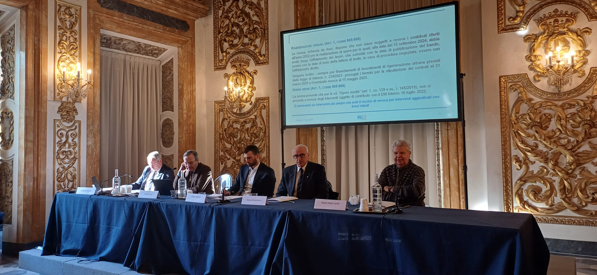 L'incontro dell'Anci in Palazzo Medici Riccardi (fonte foto Loriana Curri - Met - Ufficio Stampa) 