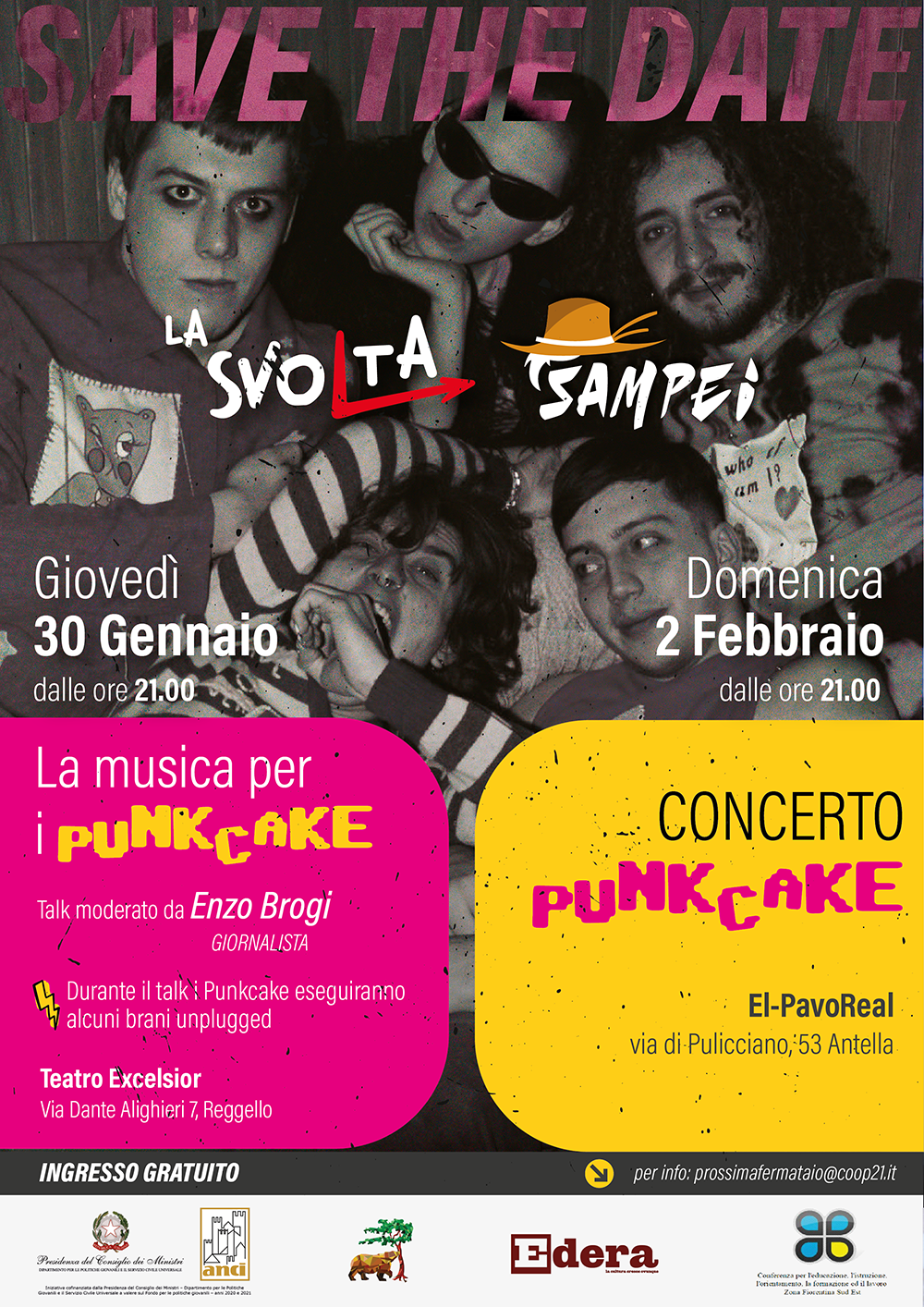 Punkcake a Reggello e a Bagno a Ripoli