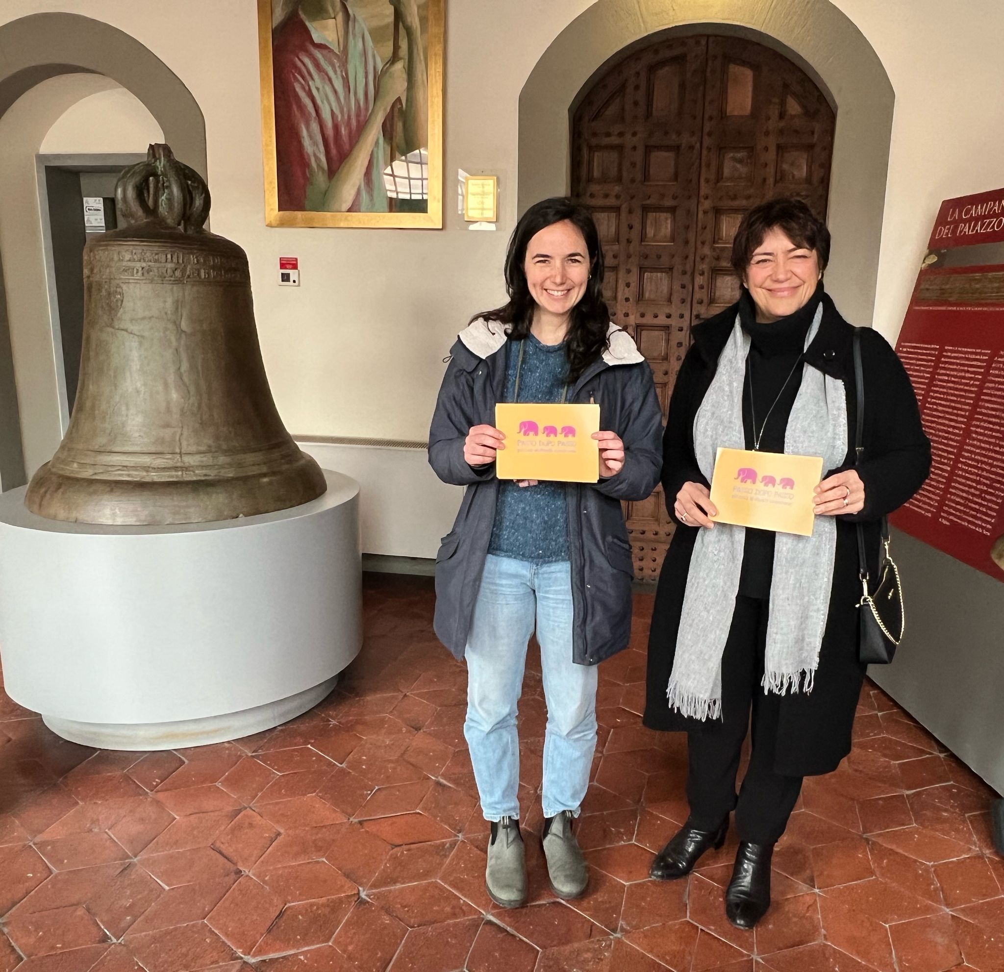 Irene Ieri Sociolab e Assessora Istruzione Arianna Guarnieri (Fonte foto Comune di Figline e Invisa Valdarno)