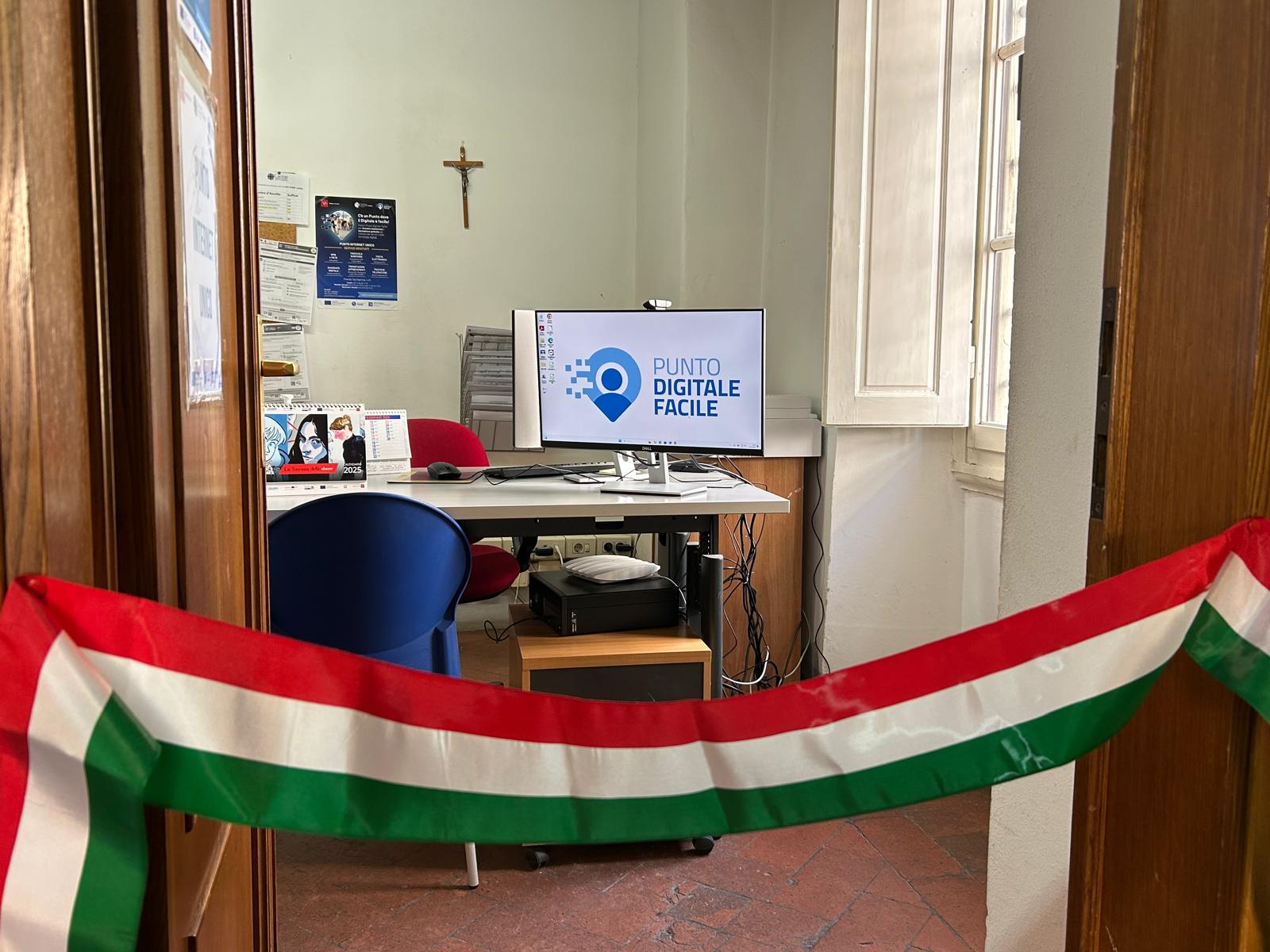 Inaugurato il nuovo Punto Digitale Facile della Caritas di Firenze (Fonte foto Caritas)