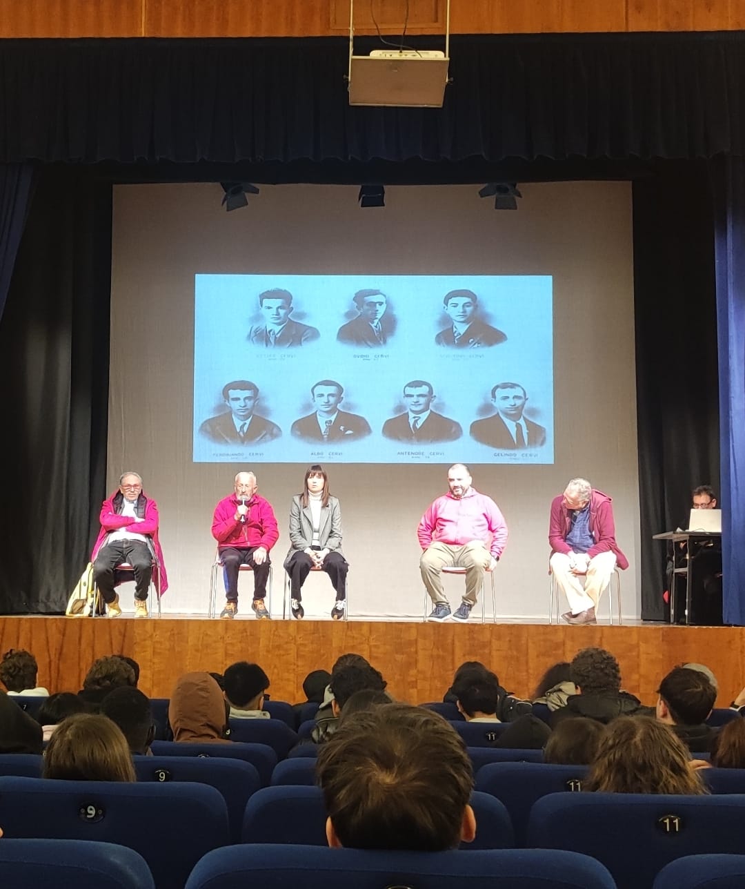Incontro con Adelmo Cervi (fonte foto comunicato stampa)
