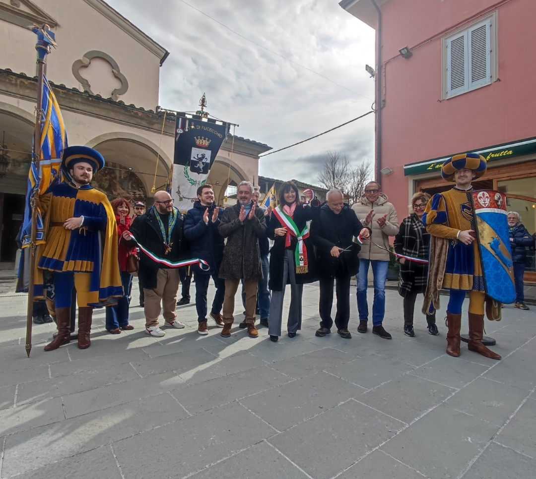 Fucecchio inaugura piazza La Vergine nel giorno che ricorda Padre Ceci (Fonte foto da comunicato Comune di Fucecchio)