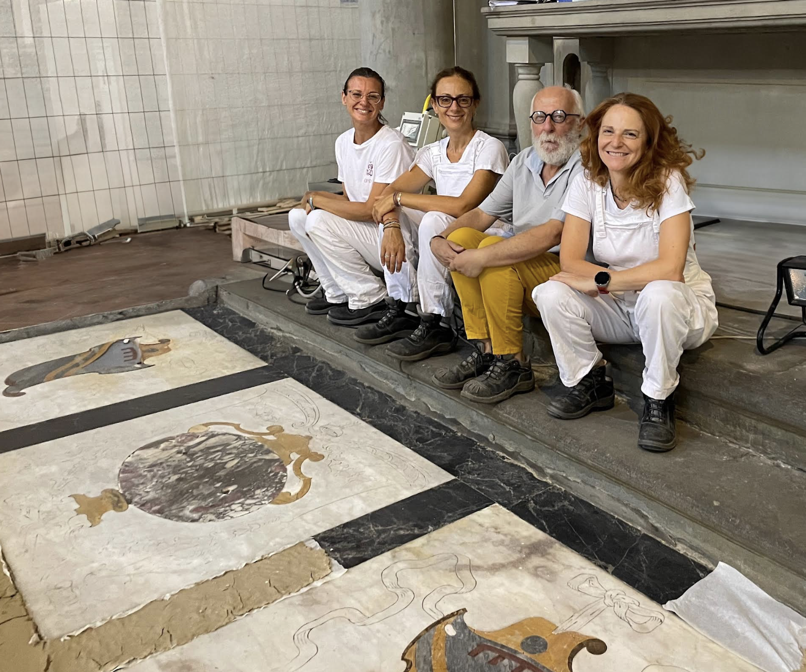 Il cantiere del restauro (Fonte foto Opera di Santa Croce)