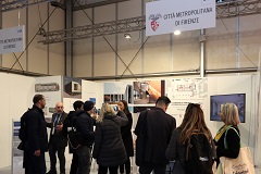 Sara Funaro alla stand della Città Metropolitana (foto Antonello Serino - Met Ufficio Stampa)