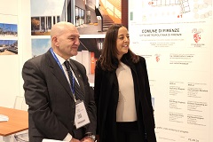 Sara Funaro alla stand della Città Metropolitana (foto Antonello Serino - Met Ufficio Stampa)