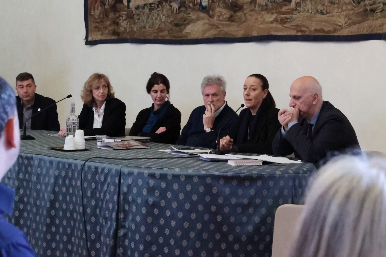 Un momento della conferenza stampa (foto Antonello Serino Met Ufficio Stampa)