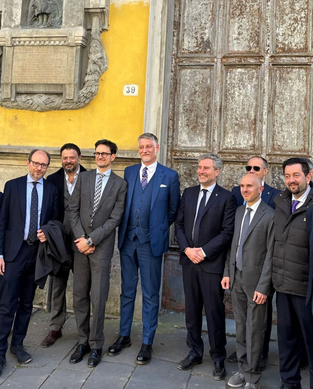 Il Ministro Giuli in visita all'Expo del Fumetto