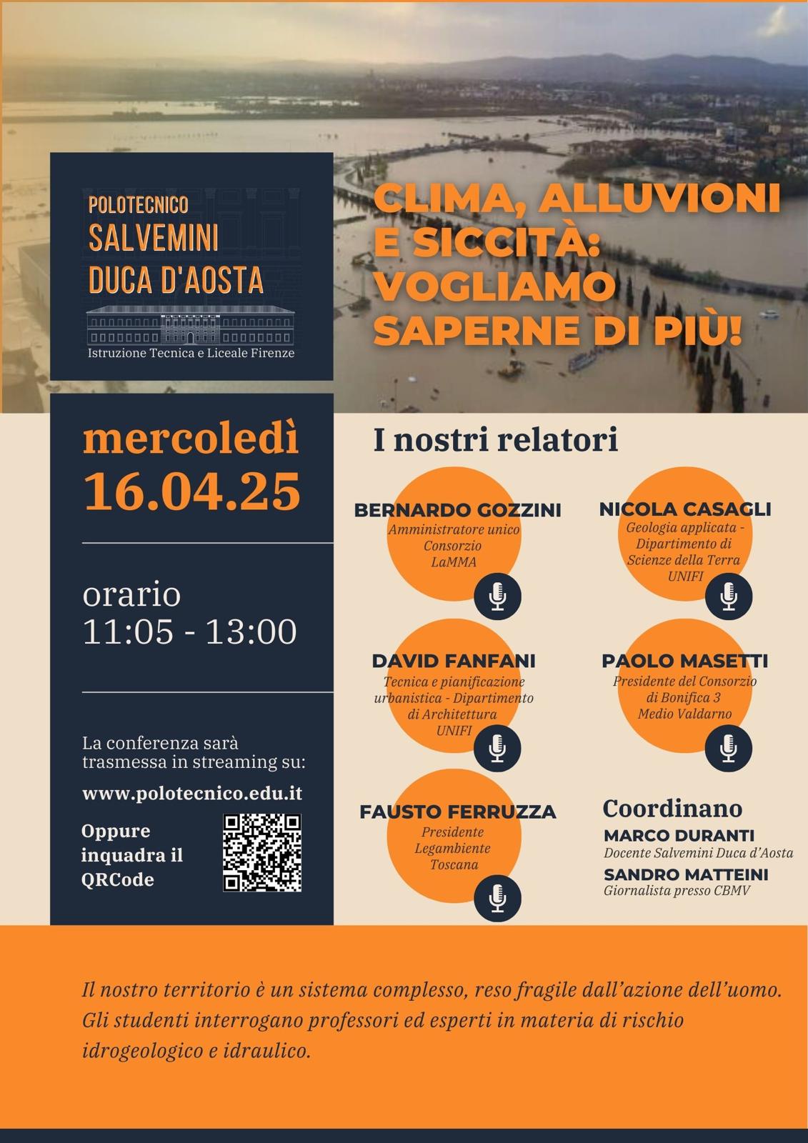 Clima, alluvioni, siccità: vogliamo saperne di più