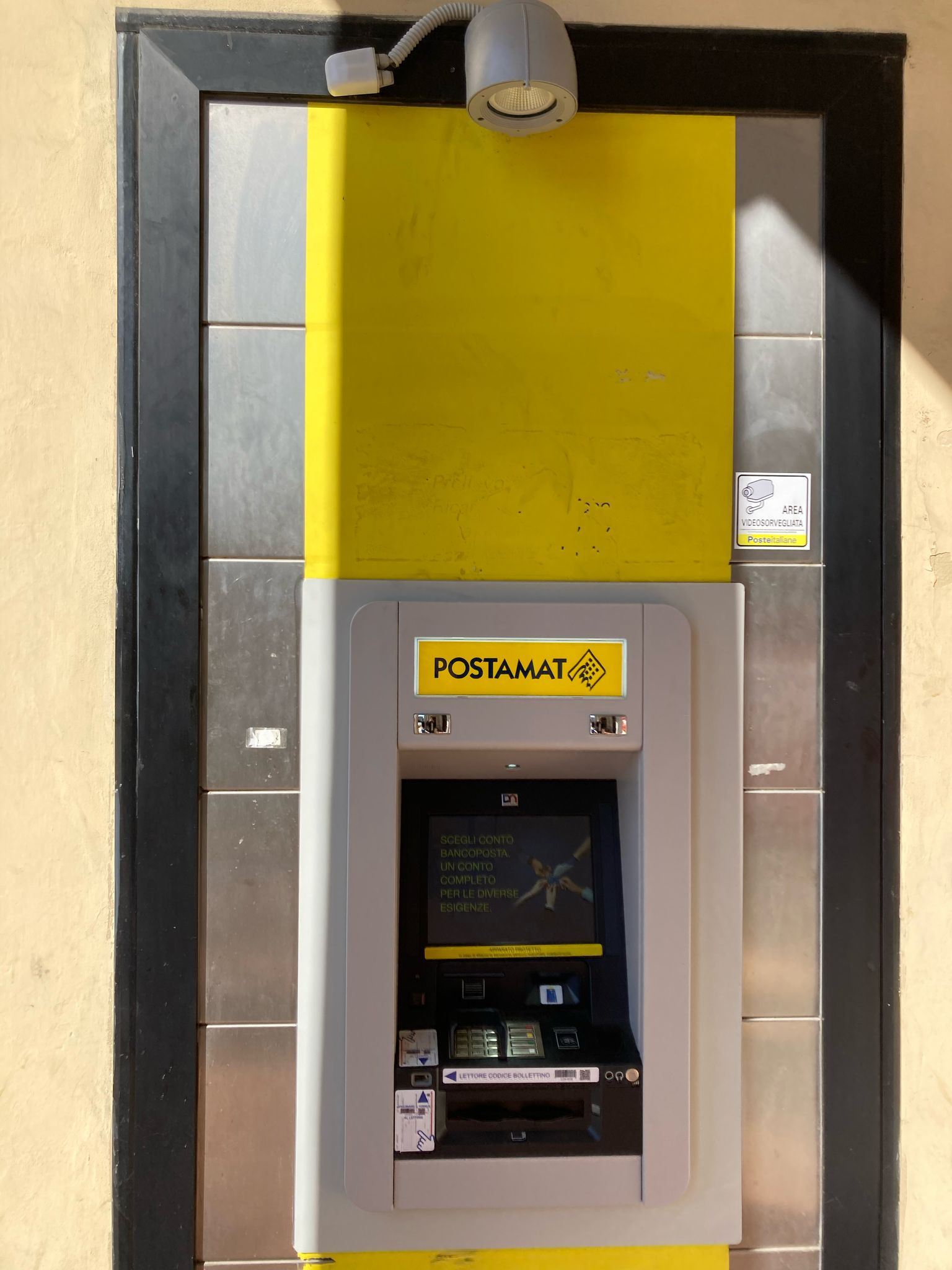 ATM Vicchio (Fonte foto Poste Italiane)