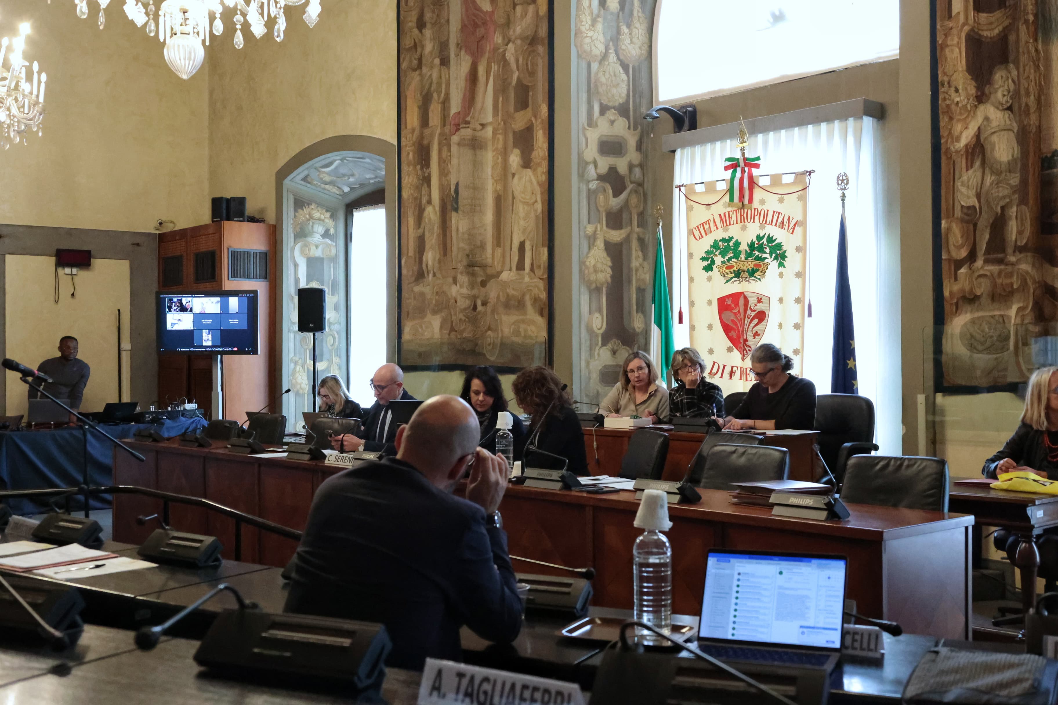 Consiglio Città Metropolitana di Firenze 16 aprile 2025 (fonte foto Serino Ufficio Stampa - MET)
