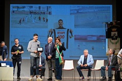 Un momento della premiazione