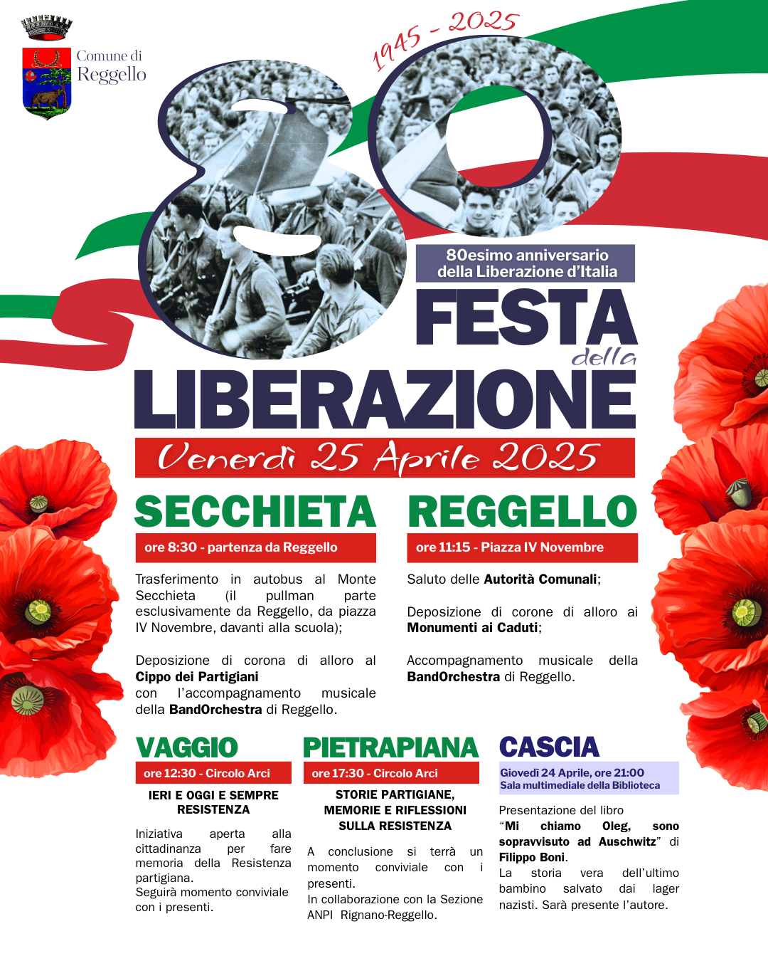 Comune di Reggello - Festa della Liberazione 2025