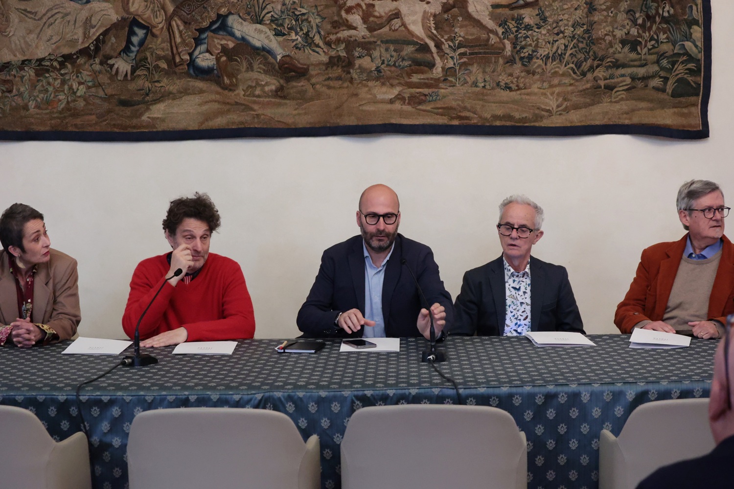 Un momento della conferenza stampa (foto Antonello Serino Met Ufficio Stampa)