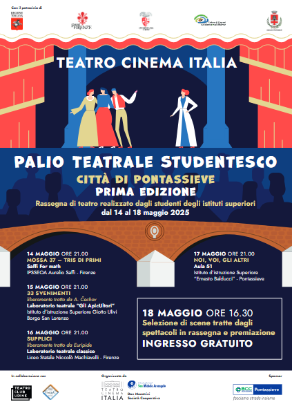 Locandina Palio Teatrale Studentesco Città di Pontassieve