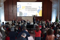 Un momento della presentazione Fiera dell'Artigianato (foto Antonello Serino - Met Ufficio Stampa)