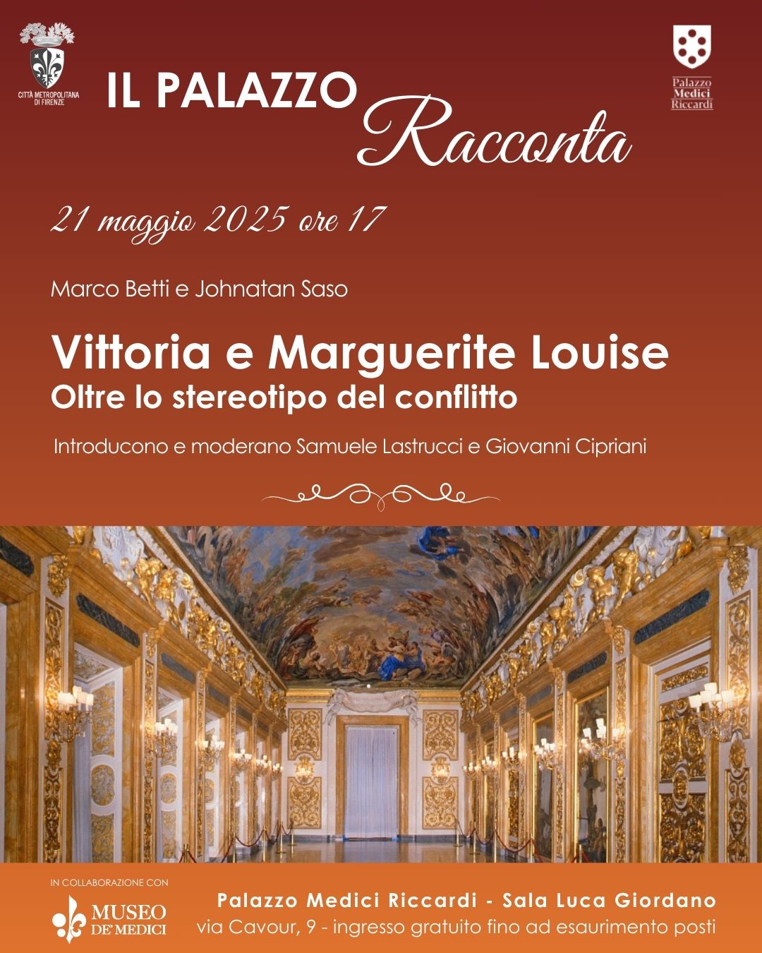 Locandina Il Palazzo Racconta - Mercoled 21 maggio 2025 ore 17