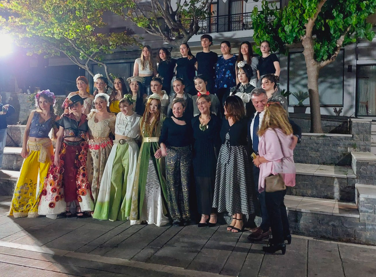 Aria Italiana nell'antica Olimpia (Foto da comunicato Liceo Artistico di Porta Romana)