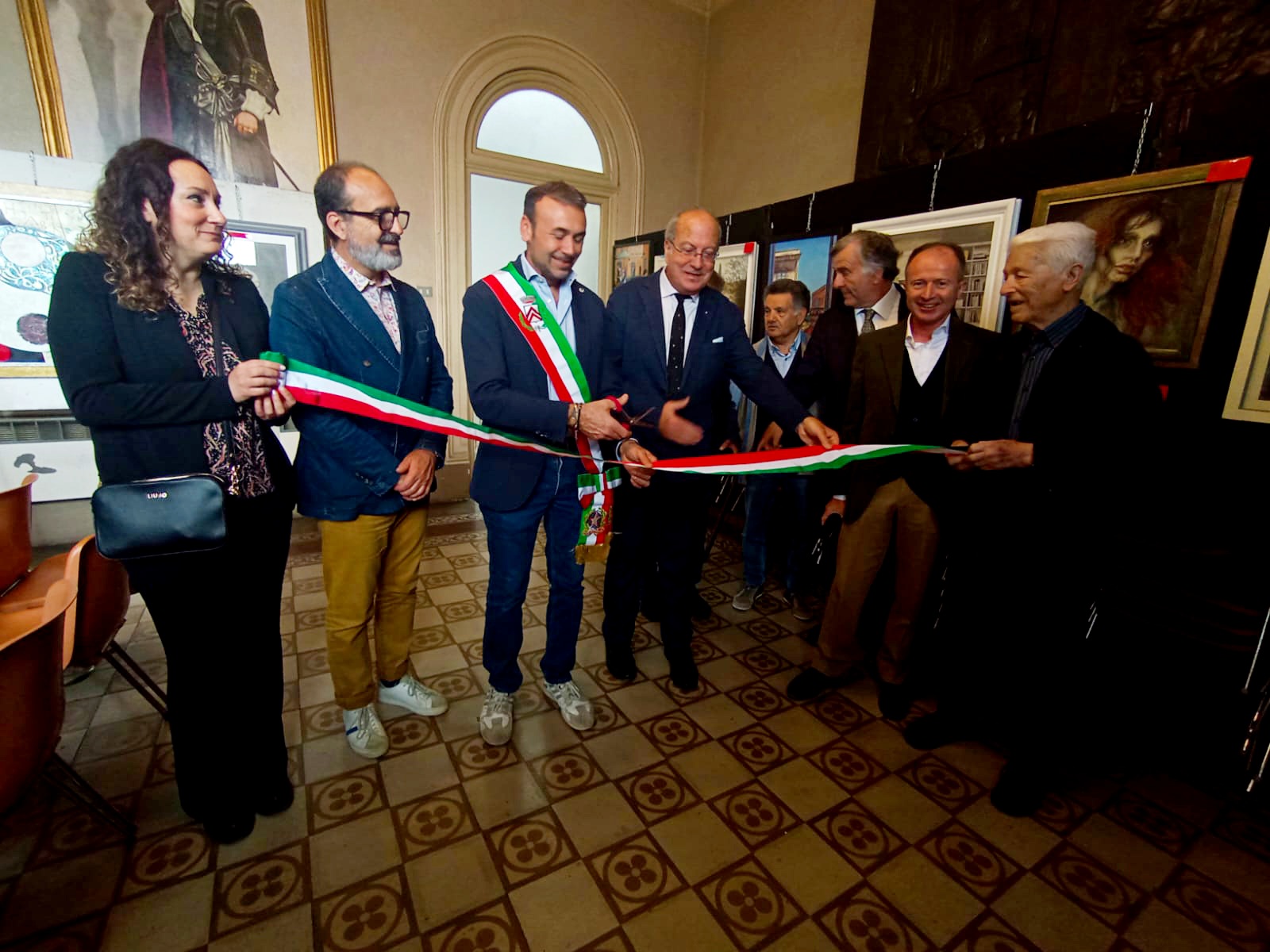 Un momento dell'inaugurazione (Foto da comunicato Comune di Lastra a Signa)