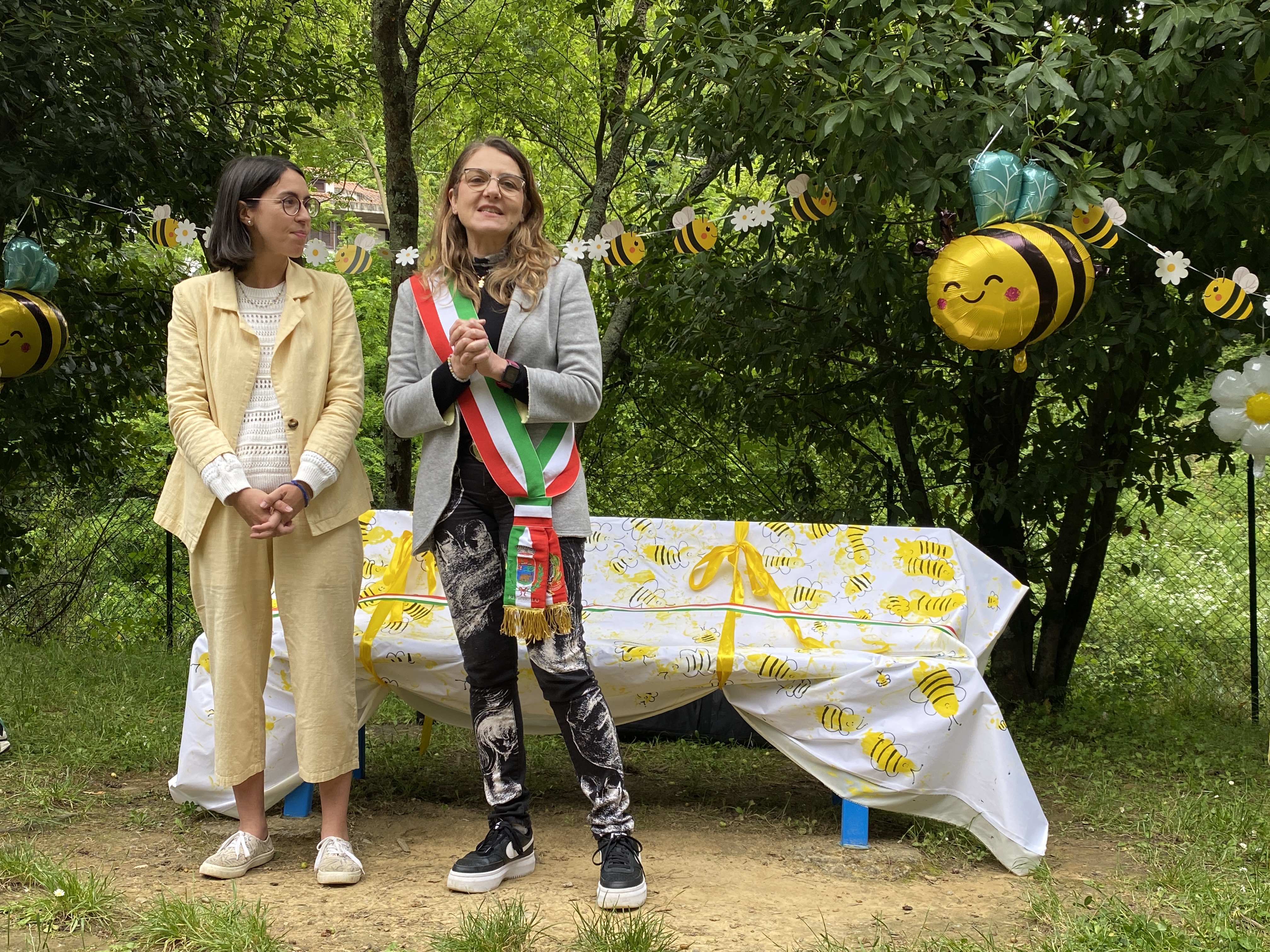Inaugurazione della Panchina delle Api