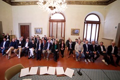 Scudo Verde sindaci (foto Antonello Serino - Met Ufficio Stampa)