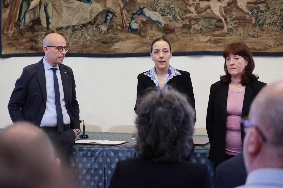 Scudo Verde un momento della presentazione (foto Antonello Serino - Met Ufficio Stampa)