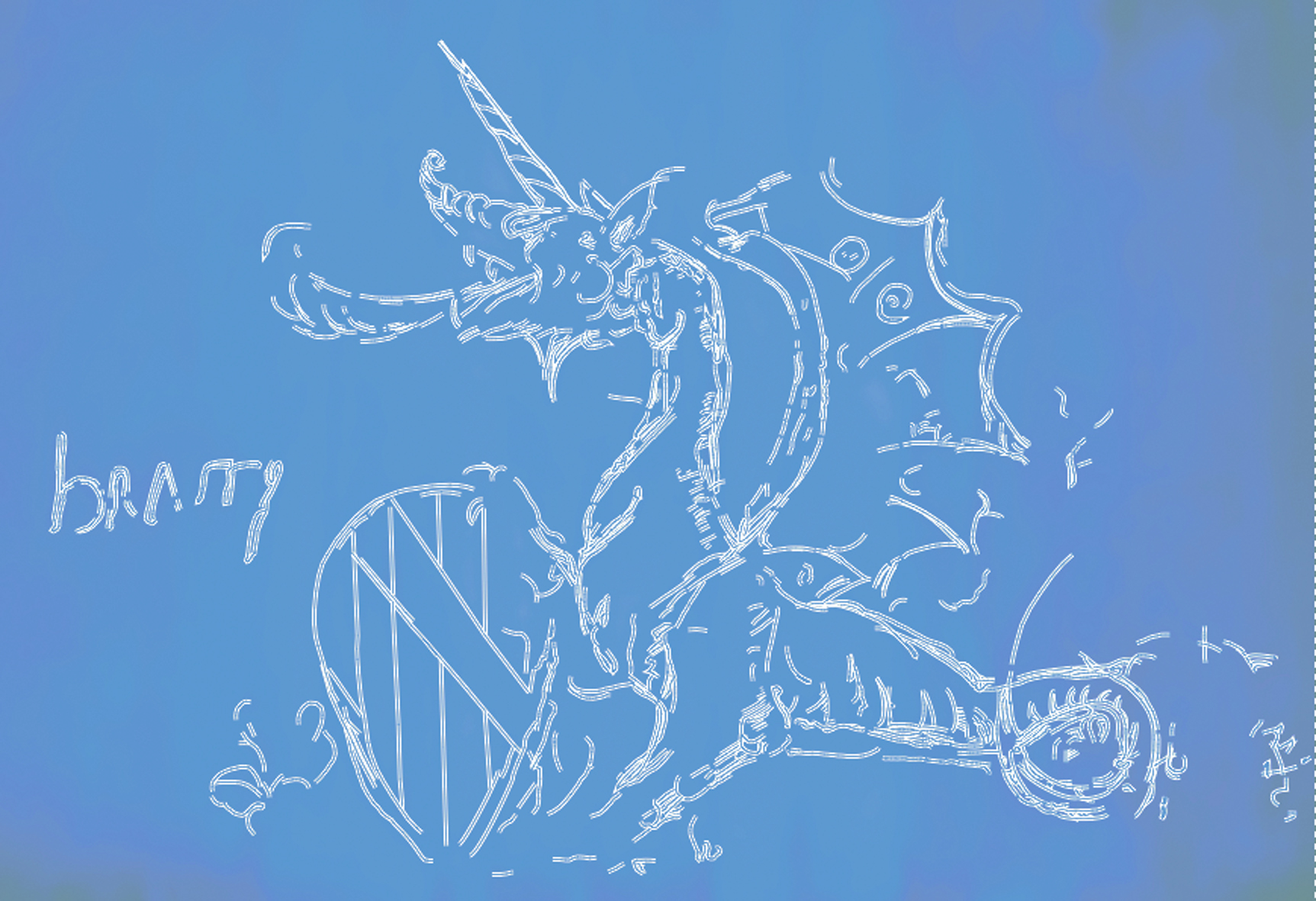 Il drago - Fonte: Ufficio Stampa Leonardo da Vinci DNA Project