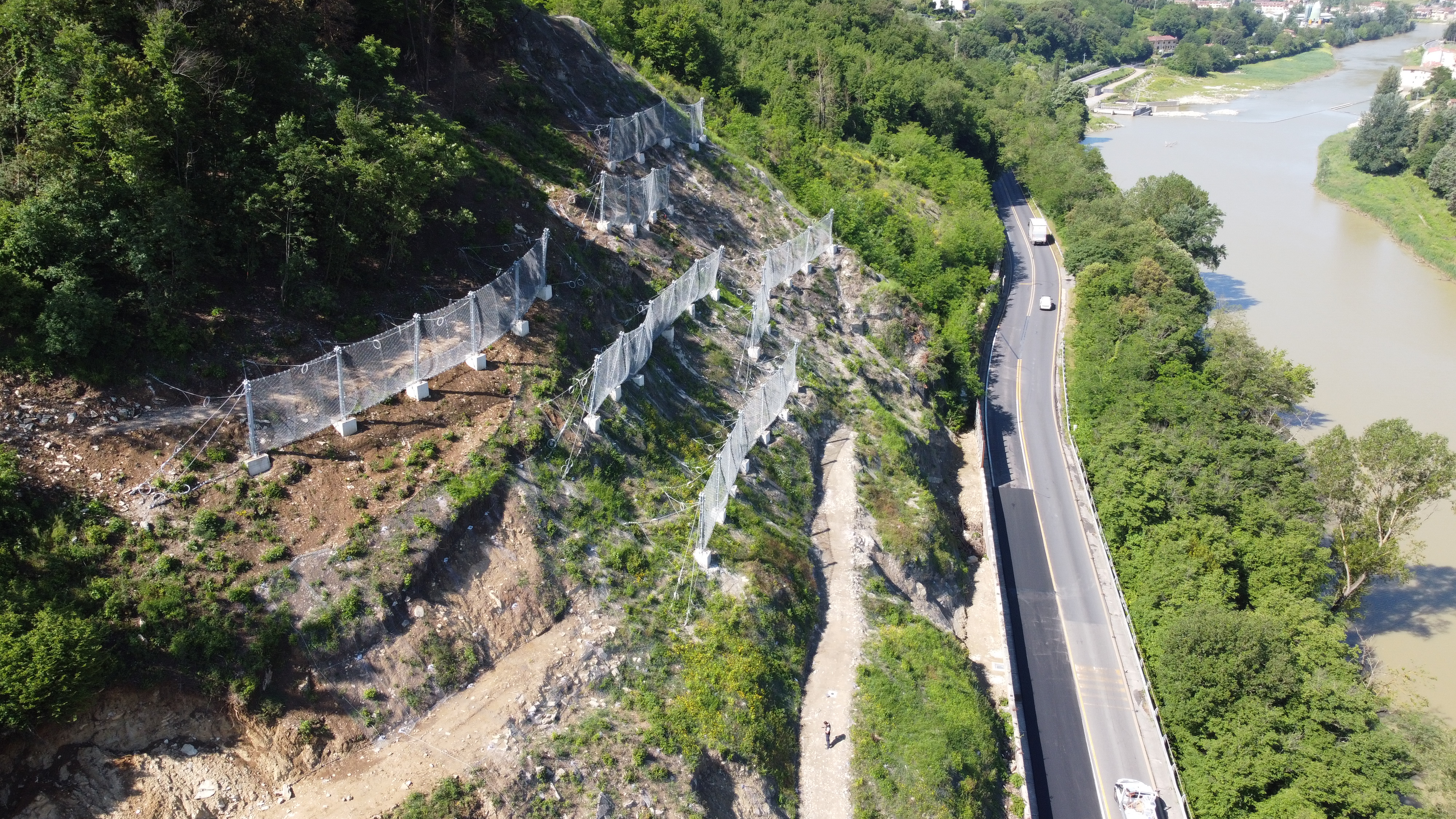 Lavori sulla Sp 34 'di Rosano'