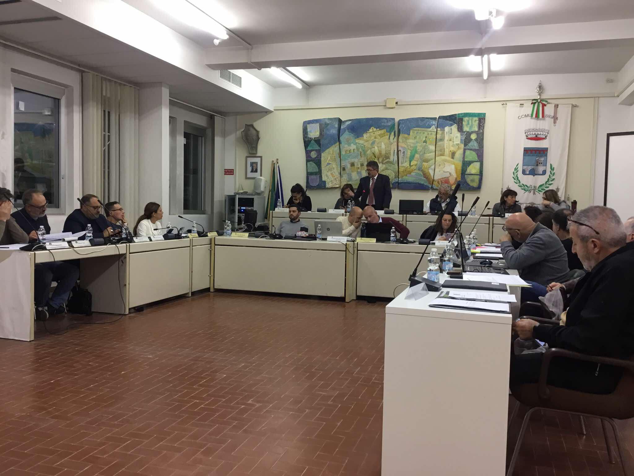 Riunione del consiglio comunale