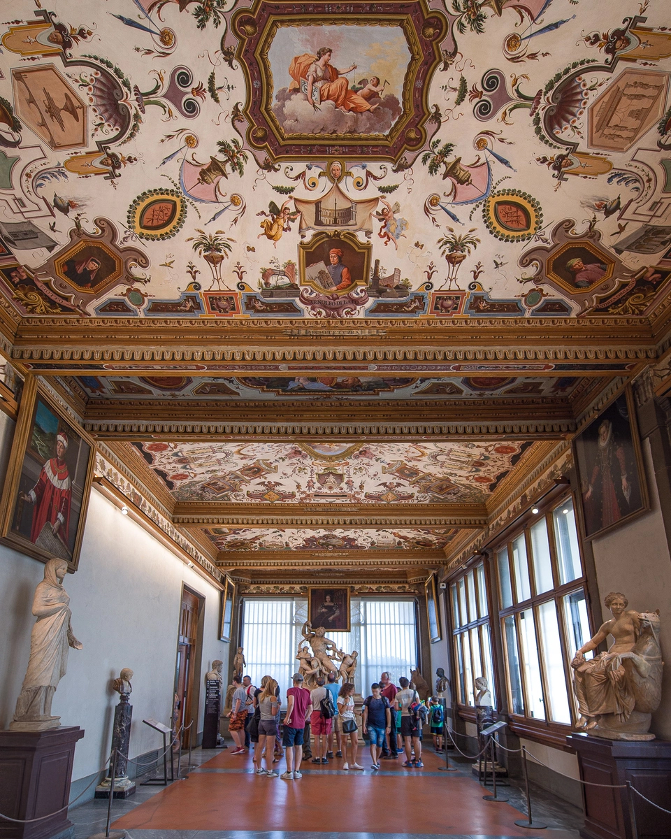 Corridoio Uffizi (Foto da comunicato Gallerie degli Uffizi)