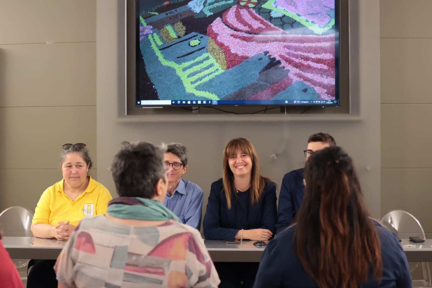 Infiorata di Fucecchio, un momento della presentazione (foto Antonello Serino - Met Ufficio Stampa)