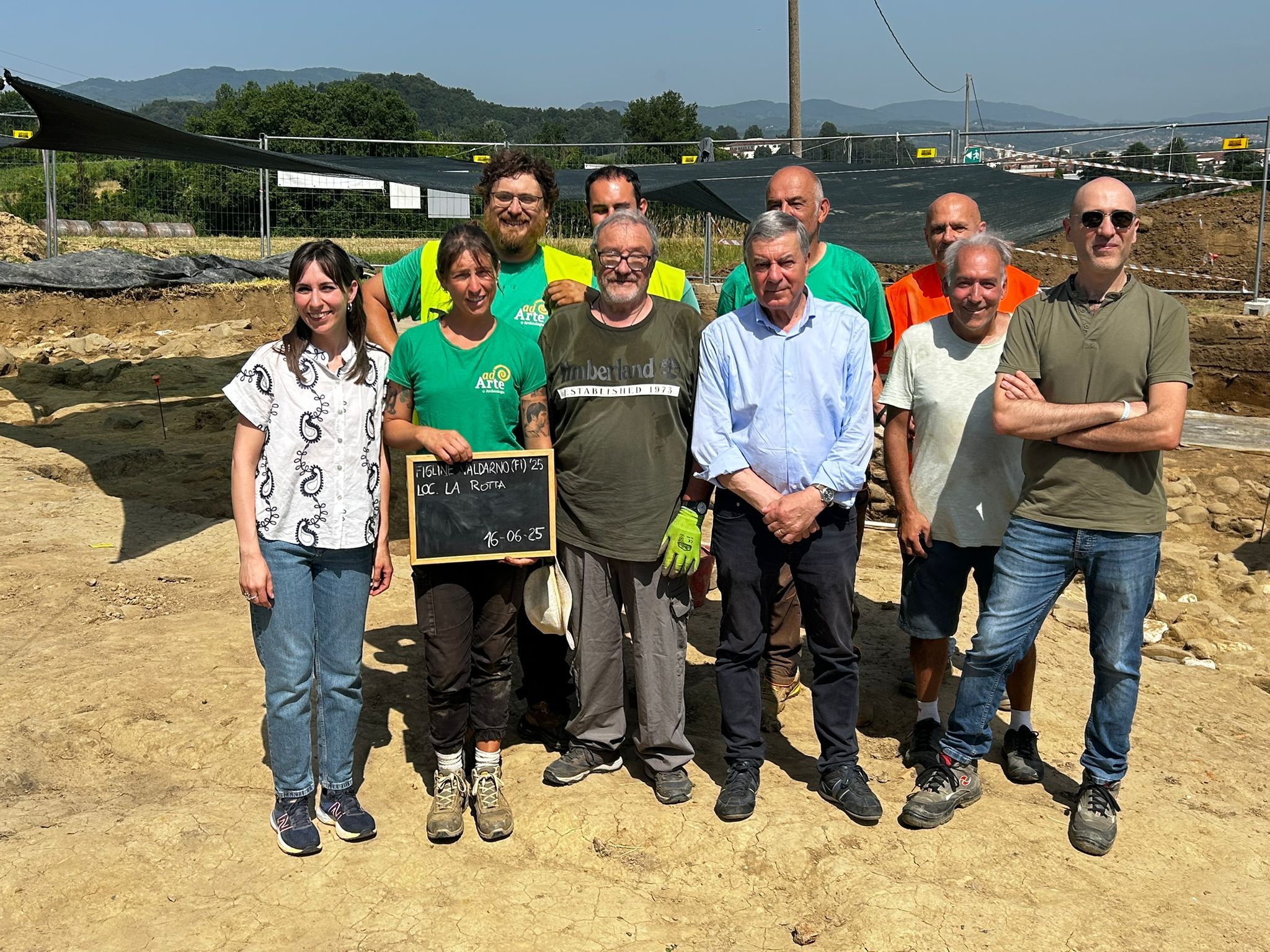 Il sito etrusco de La Rotta (Foto da comunicato Comune di Figline e Incisa Valdarno)