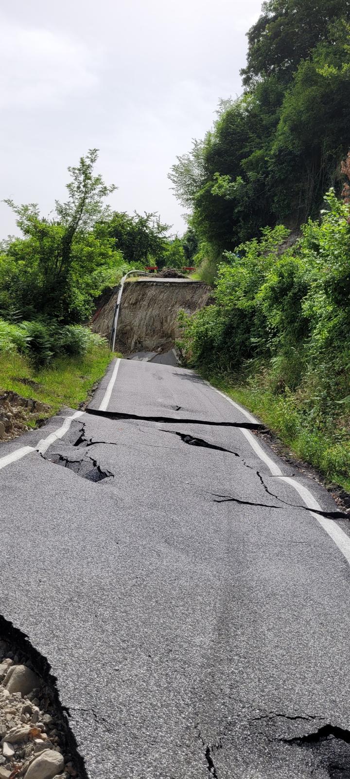Eventi Alluvionali sulla strada Sp29 di Lutirano1