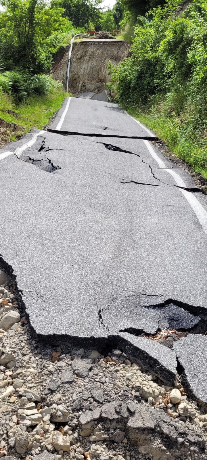 Eventi Alluvionali sulla strada Sp29 di Lutirano1