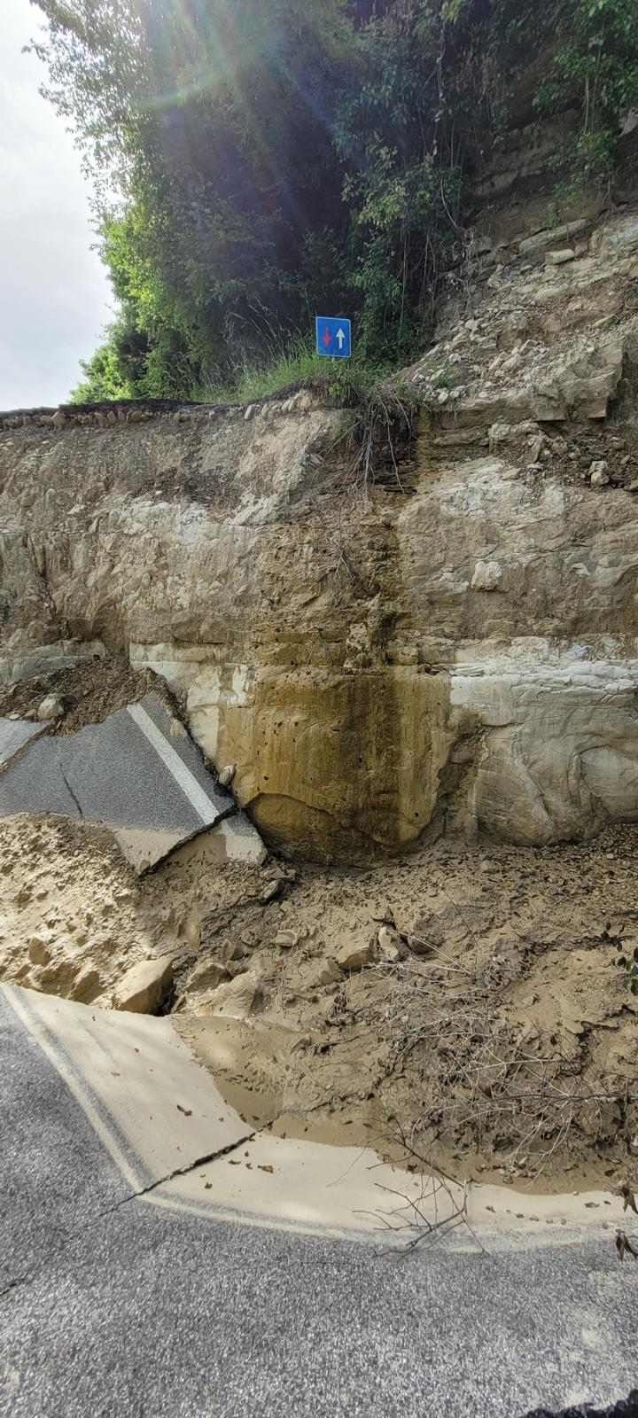 Eventi Alluvionali sulla strada Sp29 di Lutirano1
