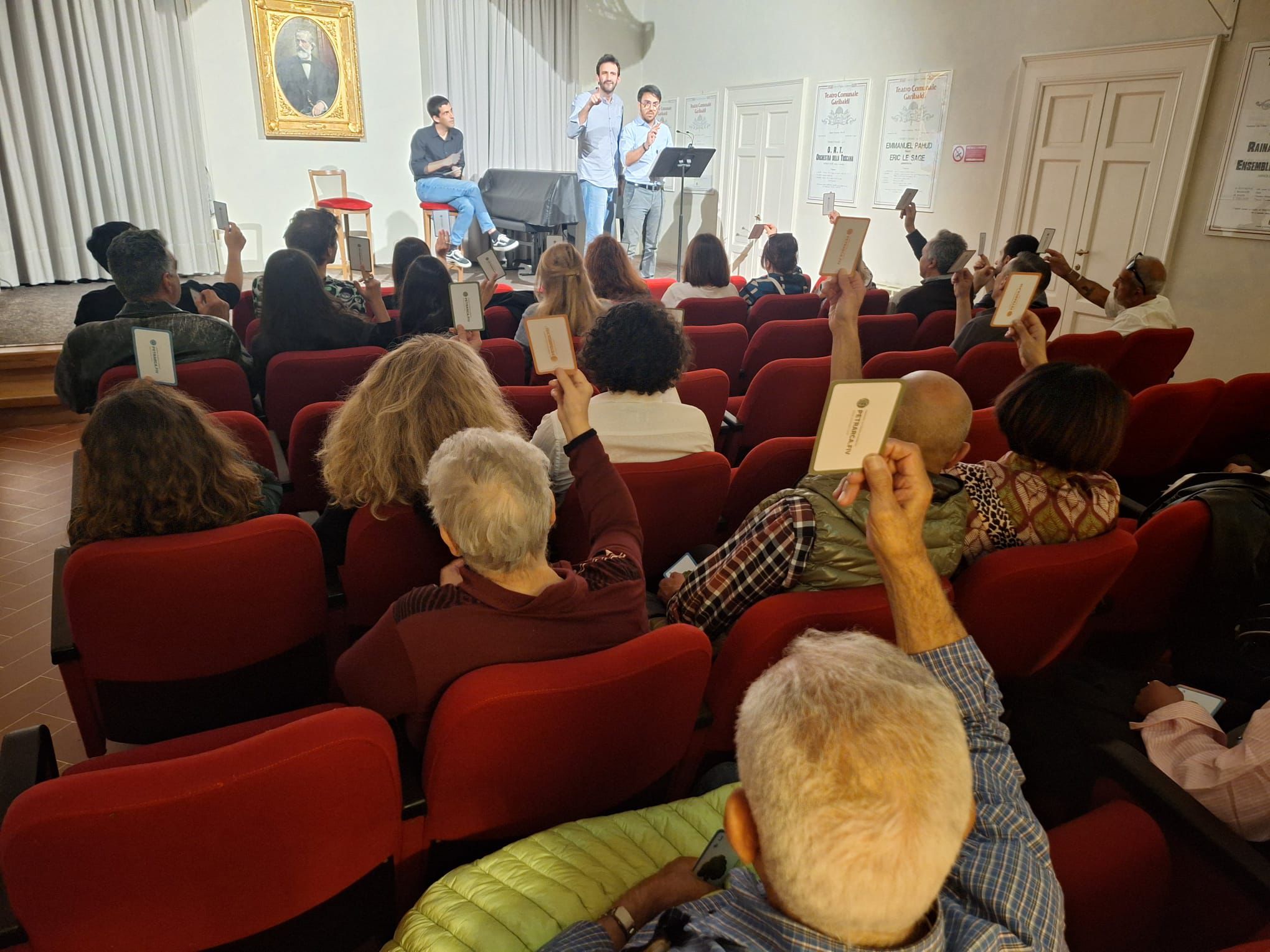 La serata del 24 maggio Petrarca Fiv (Foto da comunicato Comune di Figline e Incisa Valdarno)