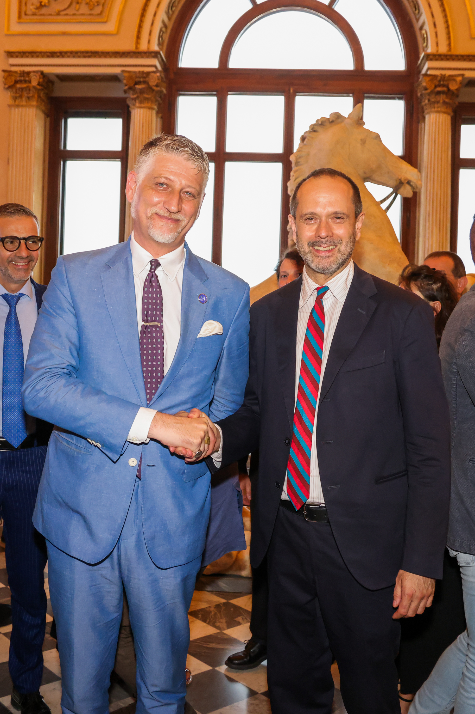 Ministro Giuli con direttore Verde (Fonte foto Gallerie degli Uffizi)