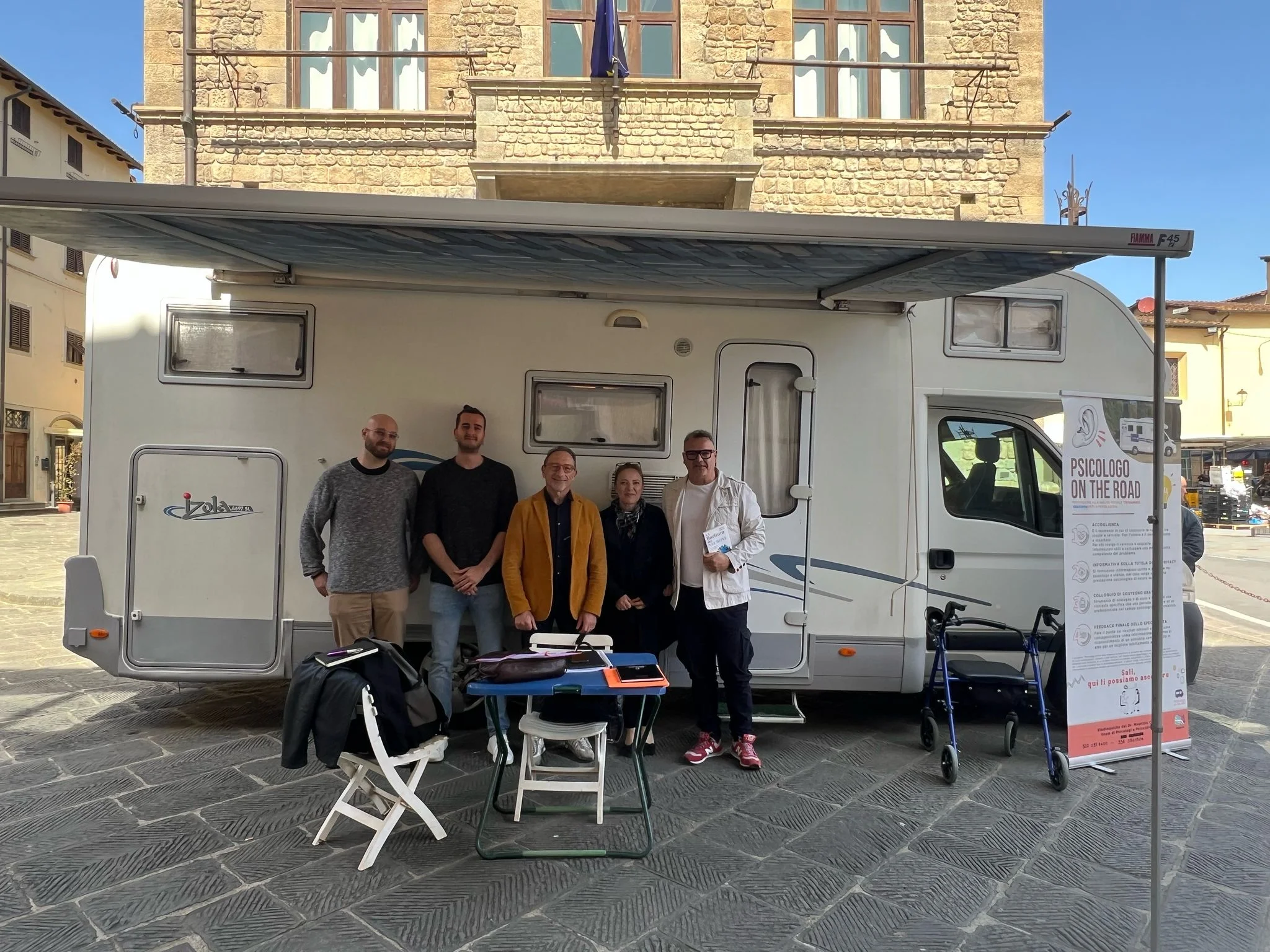 Da luglio pausa estiva per lo “Psicologo on the road”  (fonte foto Comune di Figline e Incisa Valdarno)