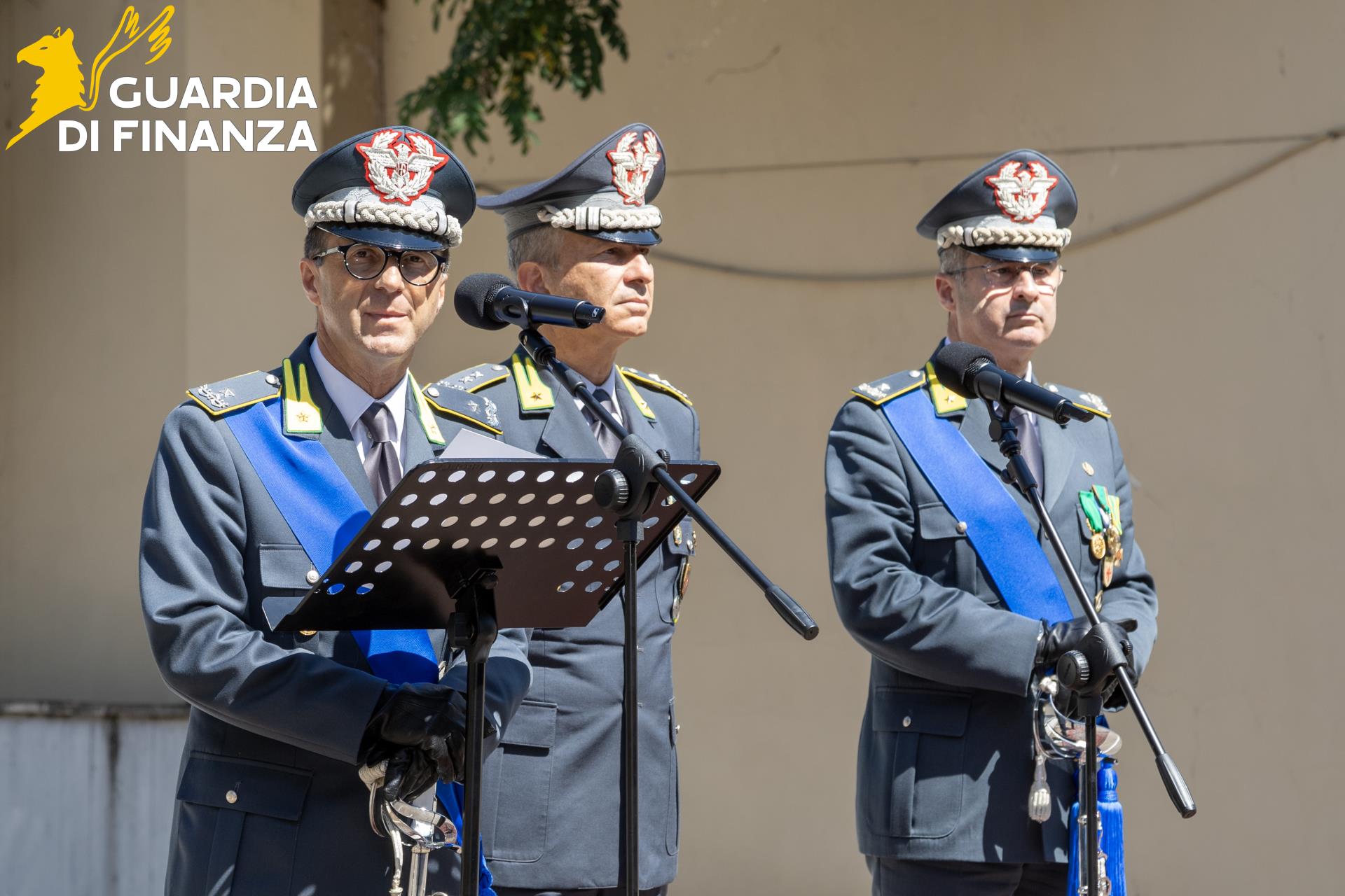 il Generale di Brigata Bruno Salsano lascia il Comando Provinciale della Guardia di Finanza. Gli succede il Generale di Brigata Enrico Blandini (Foto da comunicato Guardia di Finanza)