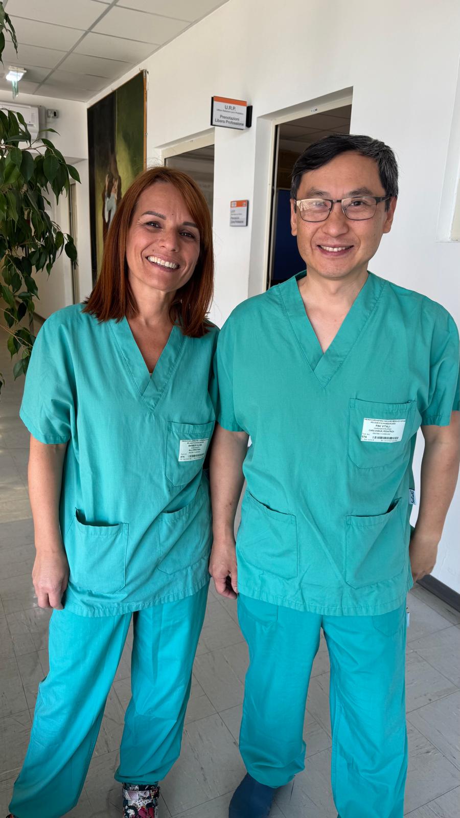 dottoressa Elisa Barberi e dottor VItali Pak Monasterio (fonte foto comunicato stampa)