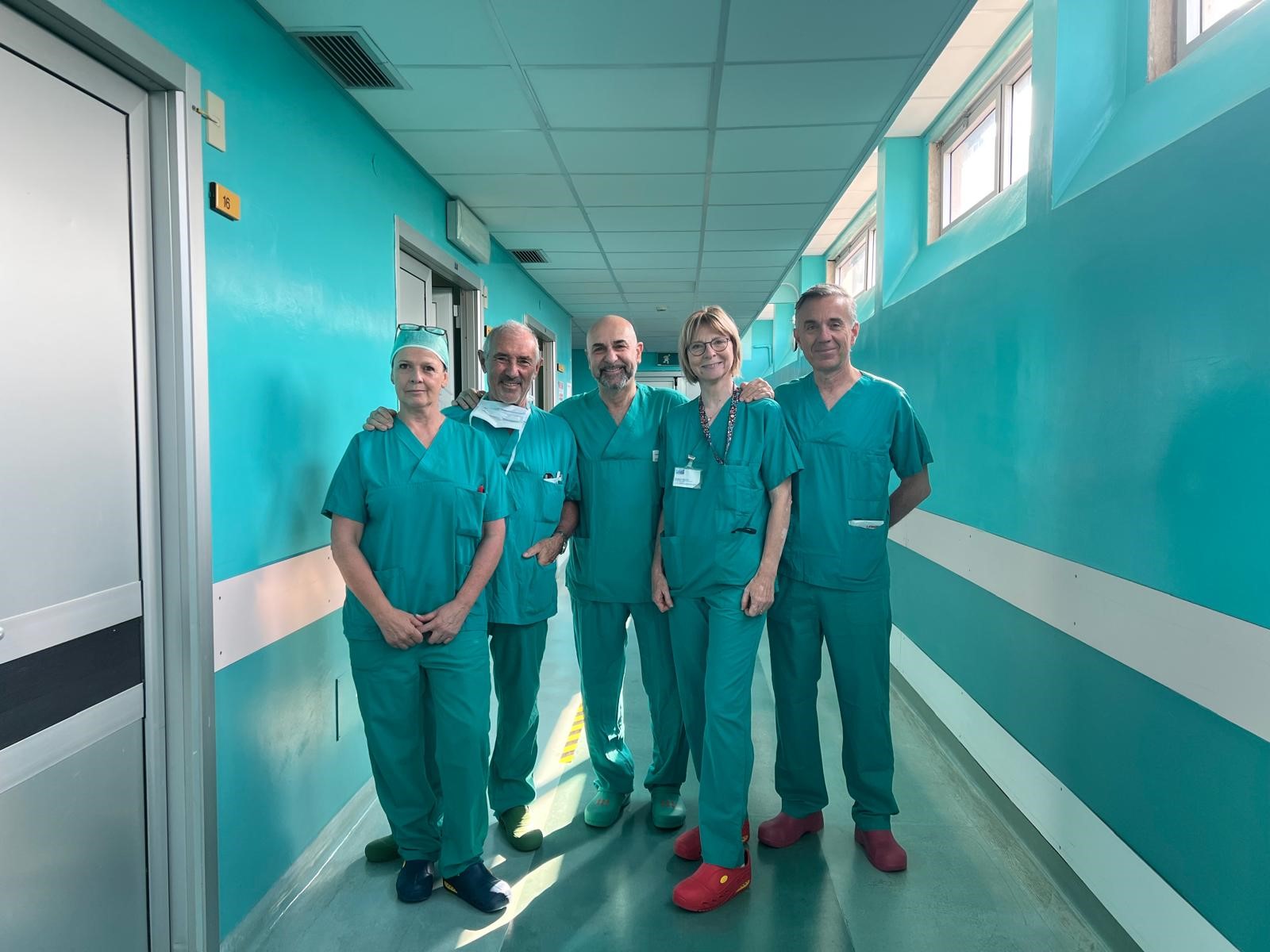 Equipe-Chirurgica-Ostetrico-Ginecologica -Ospedale mugello (fonte foto comunicato stampa)