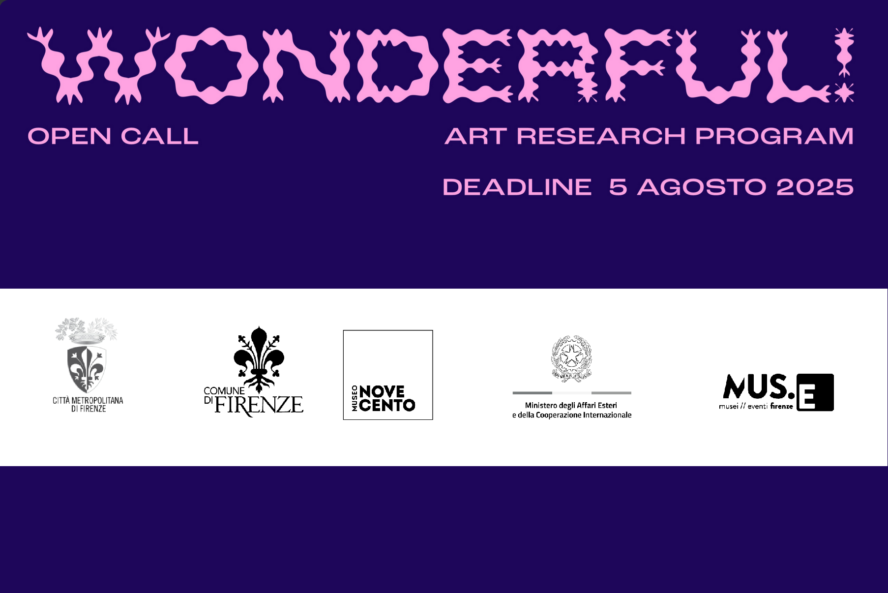 grafica evento Museo Novecento