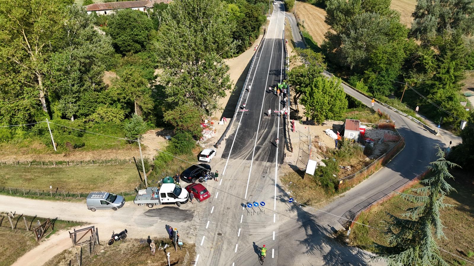 Il Ponte La Brocchi dall'alto (foto di Florence Tv)